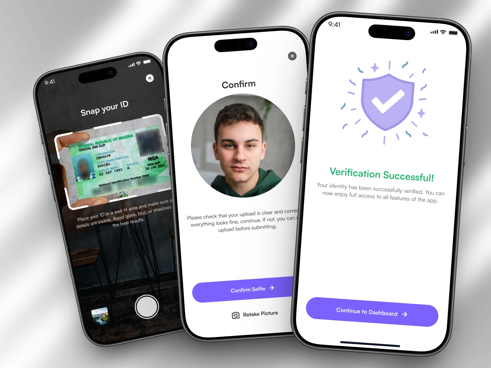 Snap ID - Selfie Confirmation - Success